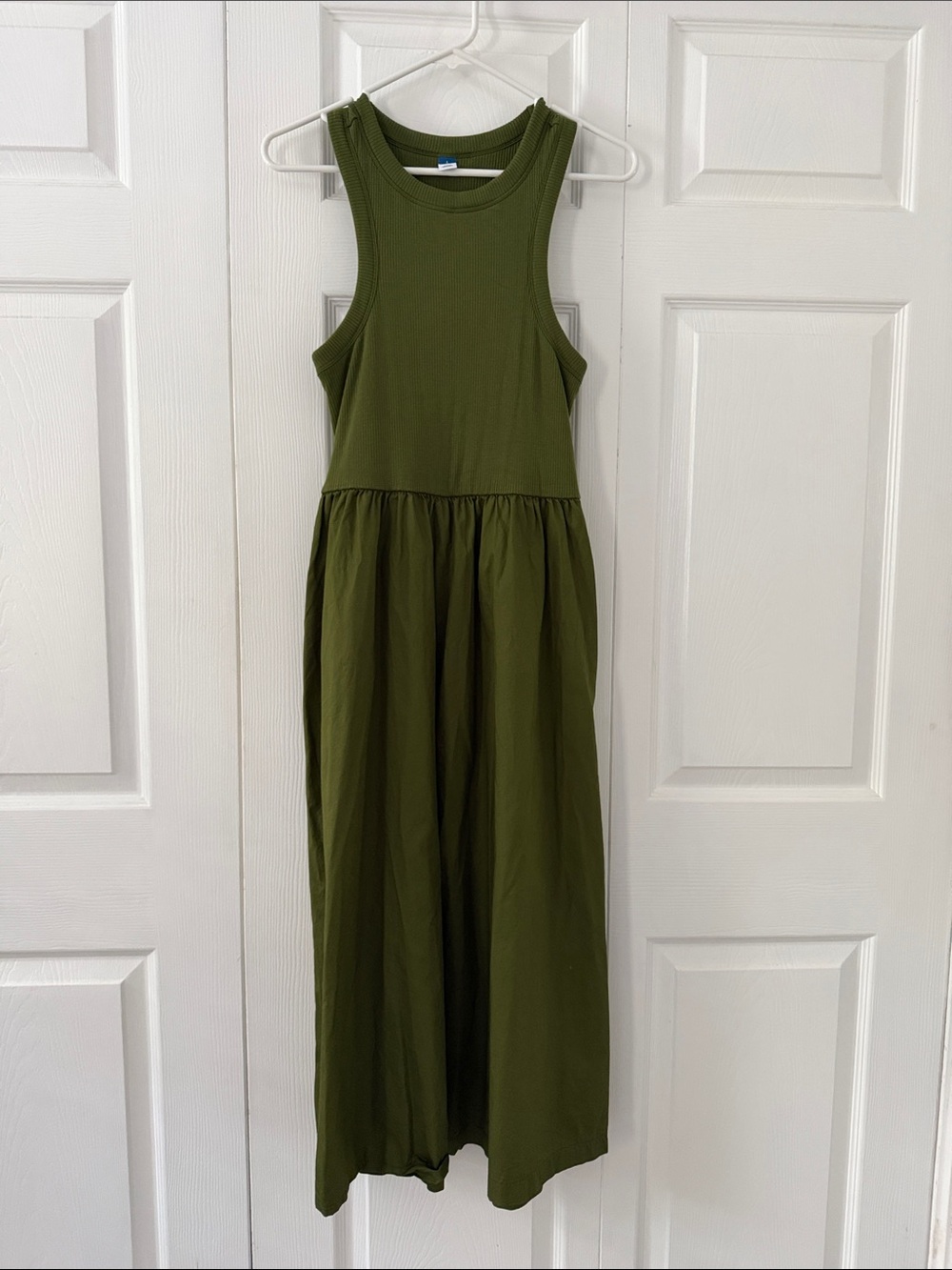Green midi dress Old Navy